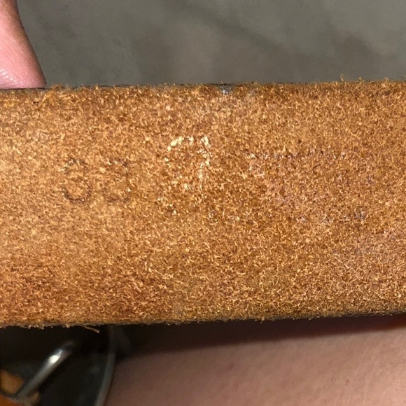 Rare vintage handcrafted belt buckle and belt made in the U.S.A - Picture 3 of 8